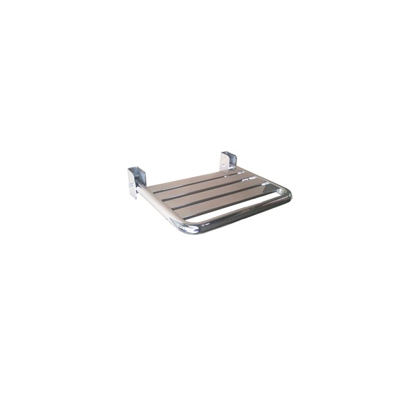 Scaun rabatabil pentru dus  pentru persoane cu disabilitati locomotorii  material inox (AISI 304)  finisaj lucios  Mediclinics